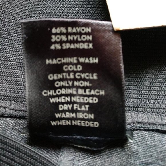 ANN TAYLOR GRAY PONTE SEAMED ELASTIC WAIST LEGGING- Size M - Picture 6 of 6